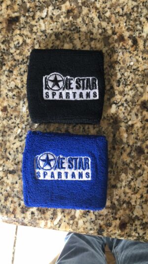 Lone Star Spartans Embroidered Wristbands