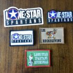 Lone Star Spartans Sticker and Patch bundle